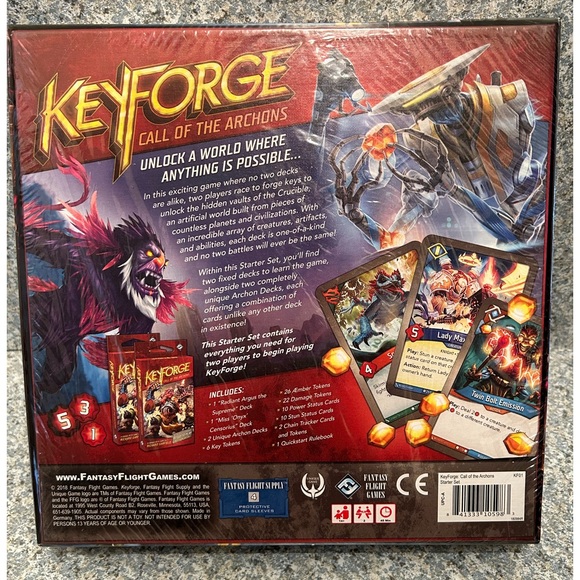KEYFORGE Call of the Archons Starter Set!!! NEW!!!  SEALED!!! - Picture 2 of 2